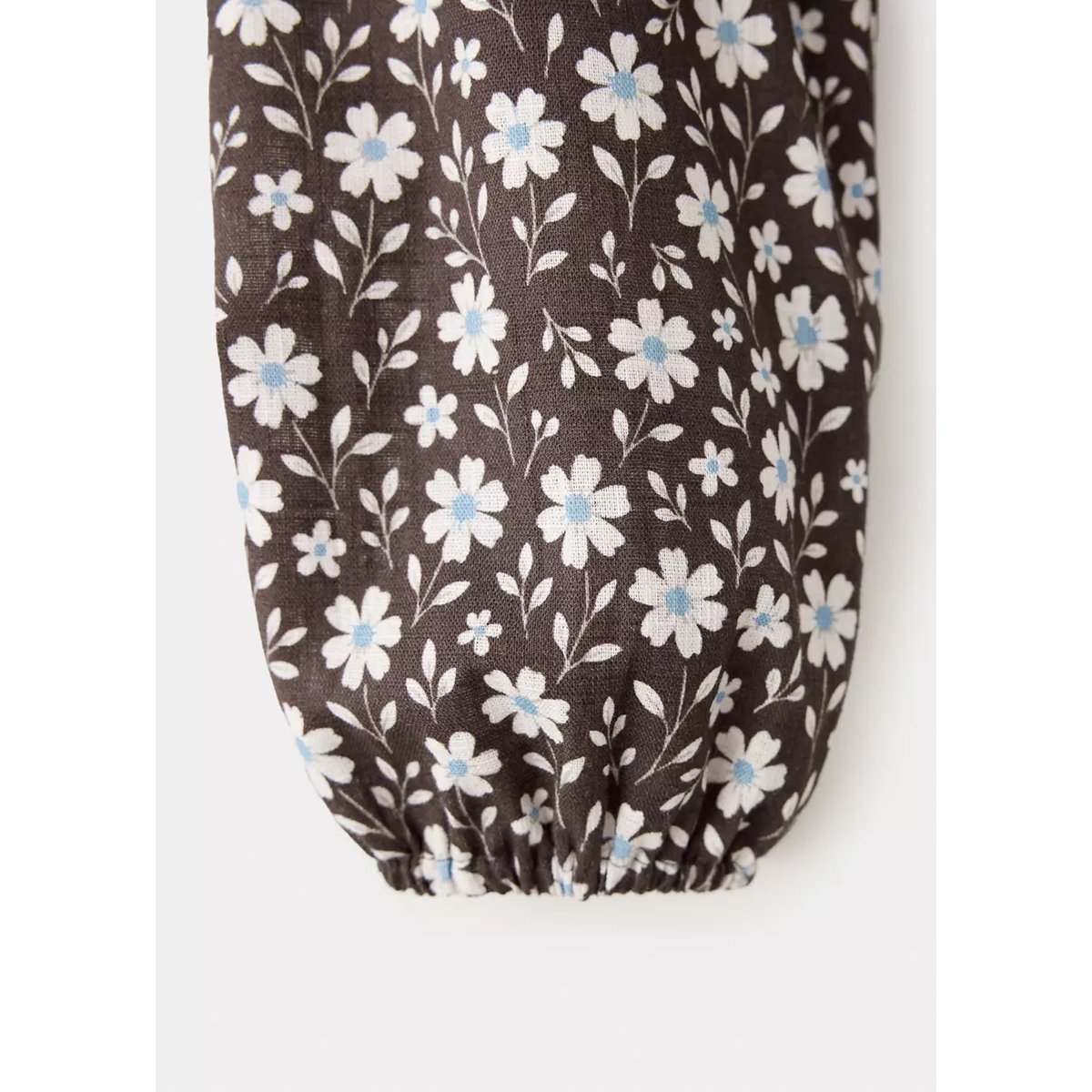 Blouse en imprimé floral marron, MANGO BABY