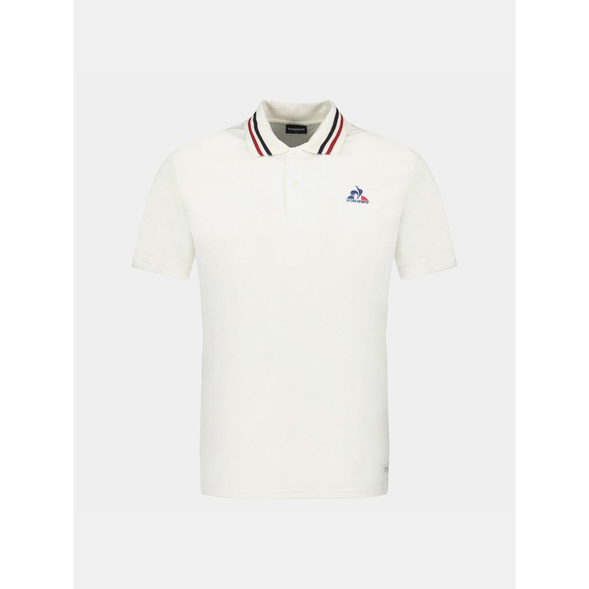 Polo Tricolore marshmallow, LE COQ SPORTIF
