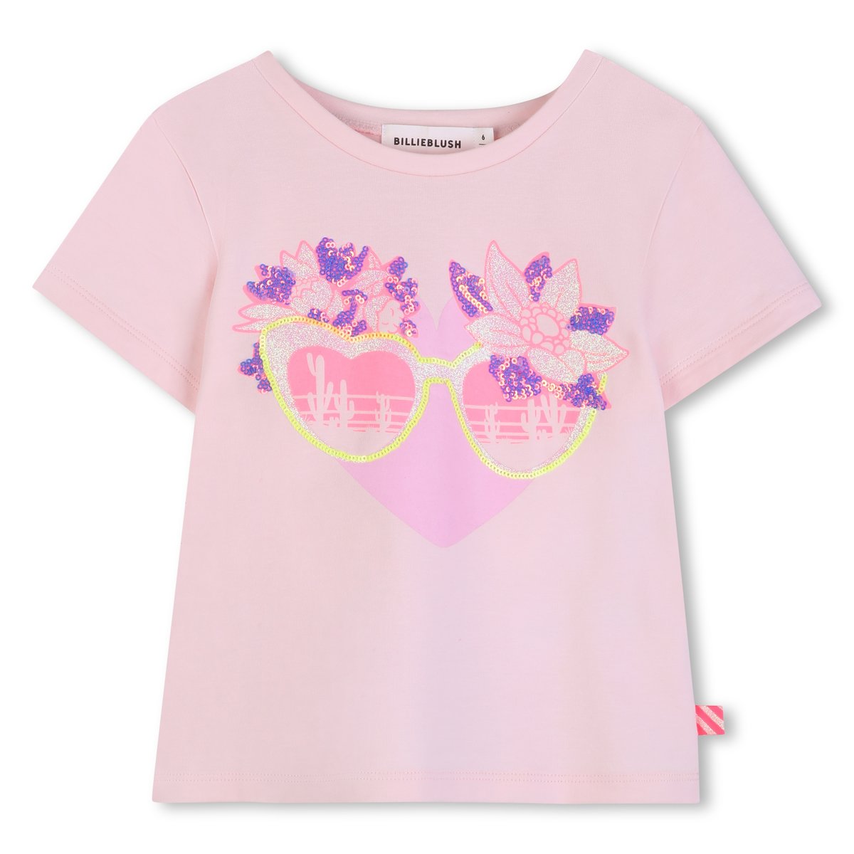 T-shirt à manches courtes baby pink, BILLIEBLUSH