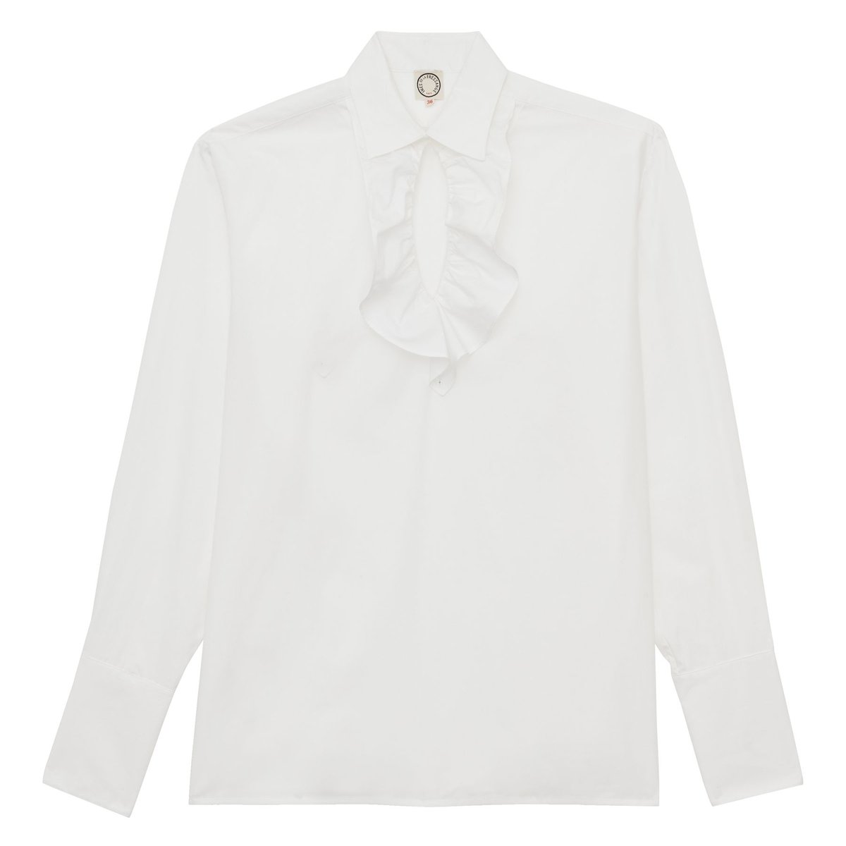 Chemise Ortiz en coton blanc white, INES DE LA FRESSANGE PARIS