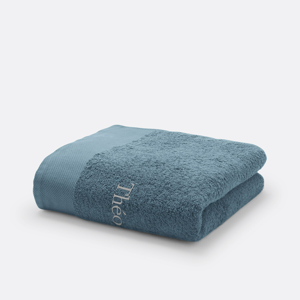 Drap de bain personnalisé 500 g/m², Scenario bleu atlantique, LA REDOUTE INTERIEURS