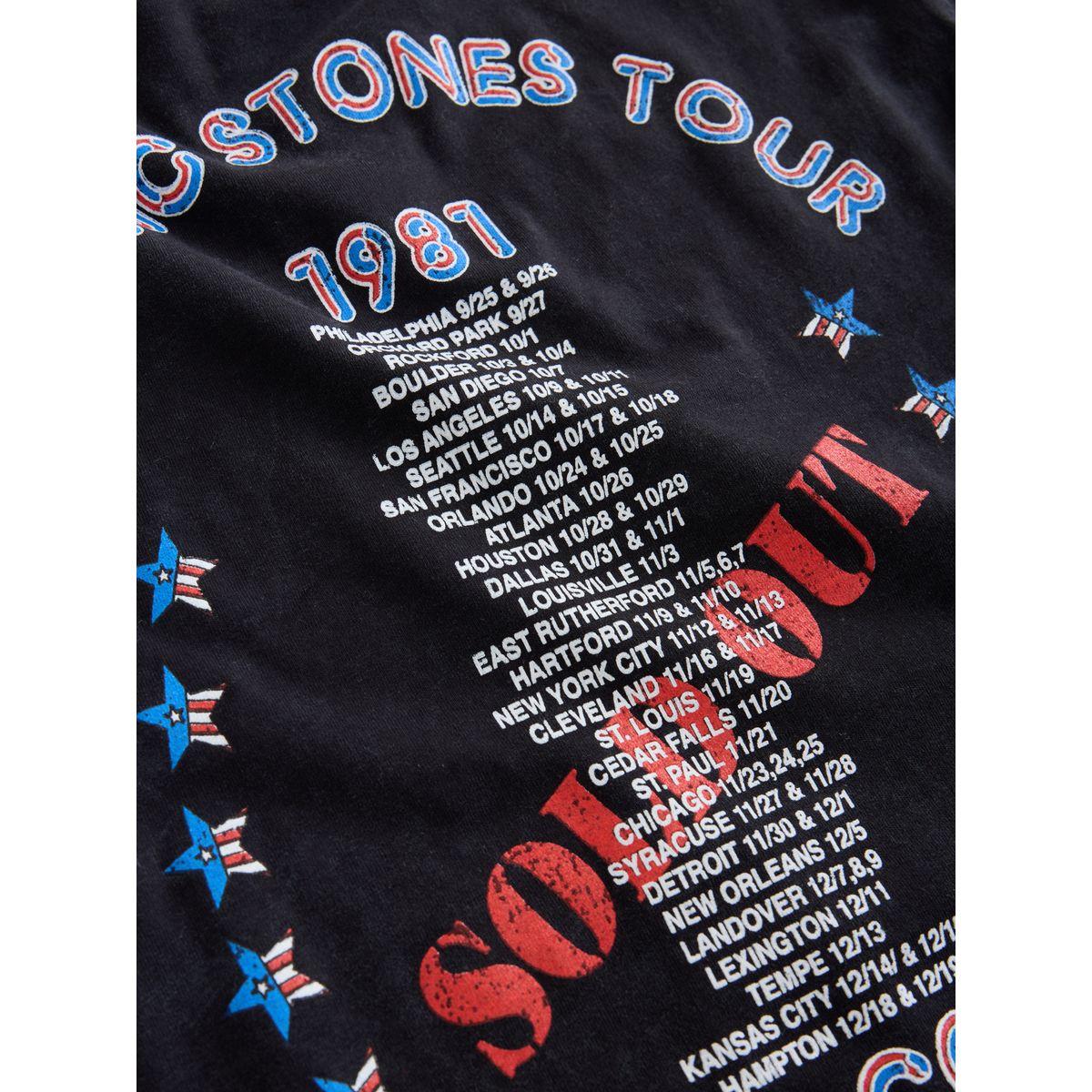 T-shirt avec bande rolling stones délavés au noir, NEXT