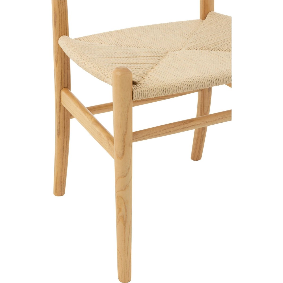 Chaise en hêtre et corde tressée naturel, RECOLLECTION