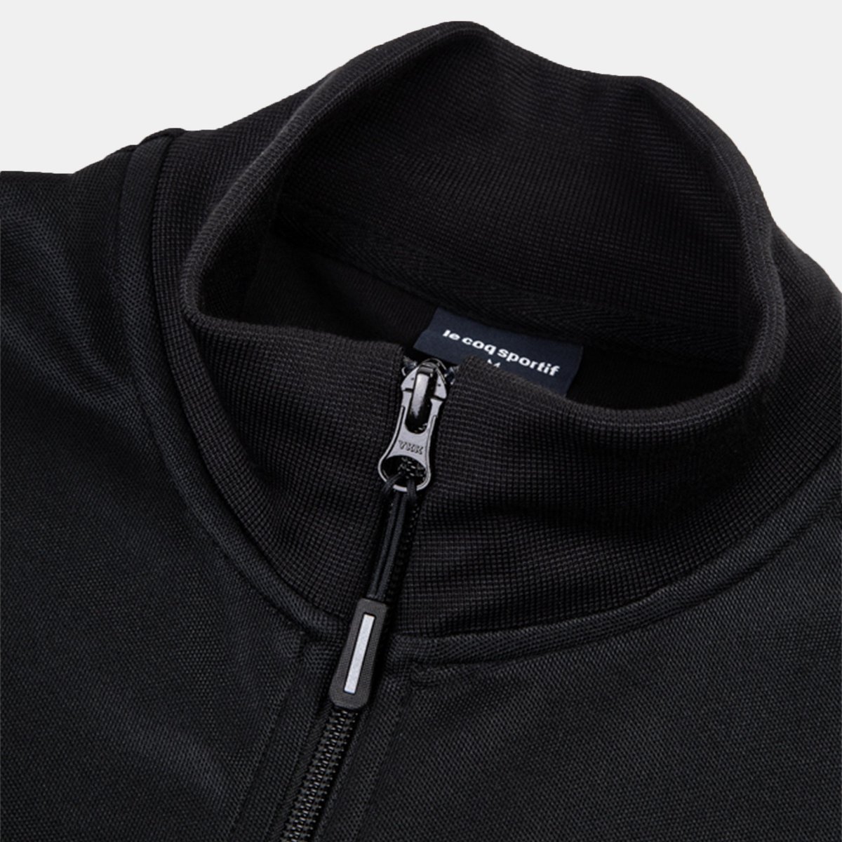 Sweat zippé Coq d'Argent noir, LE COQ SPORTIF