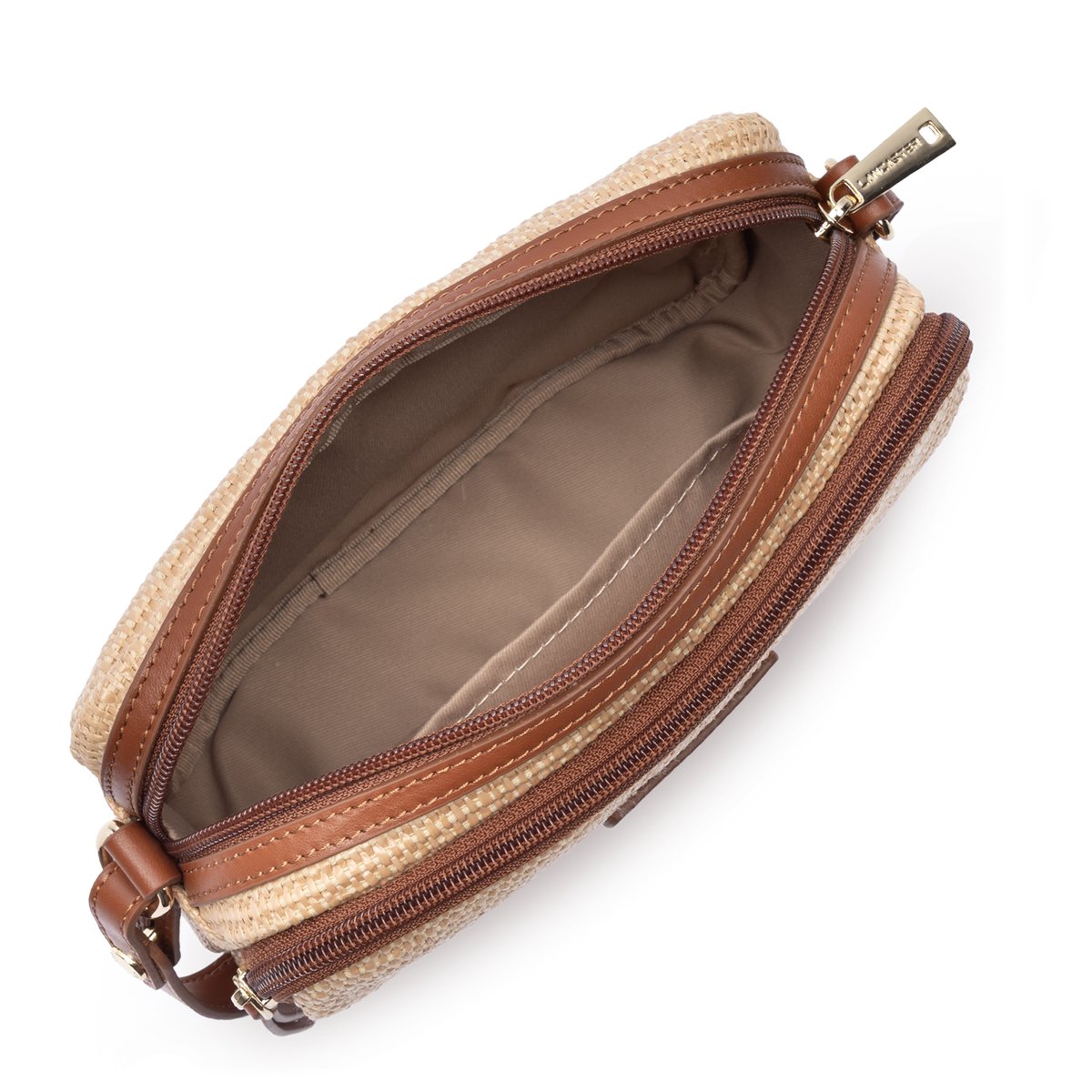 Sac trotteur MINI OSIER cognac, LANCASTER