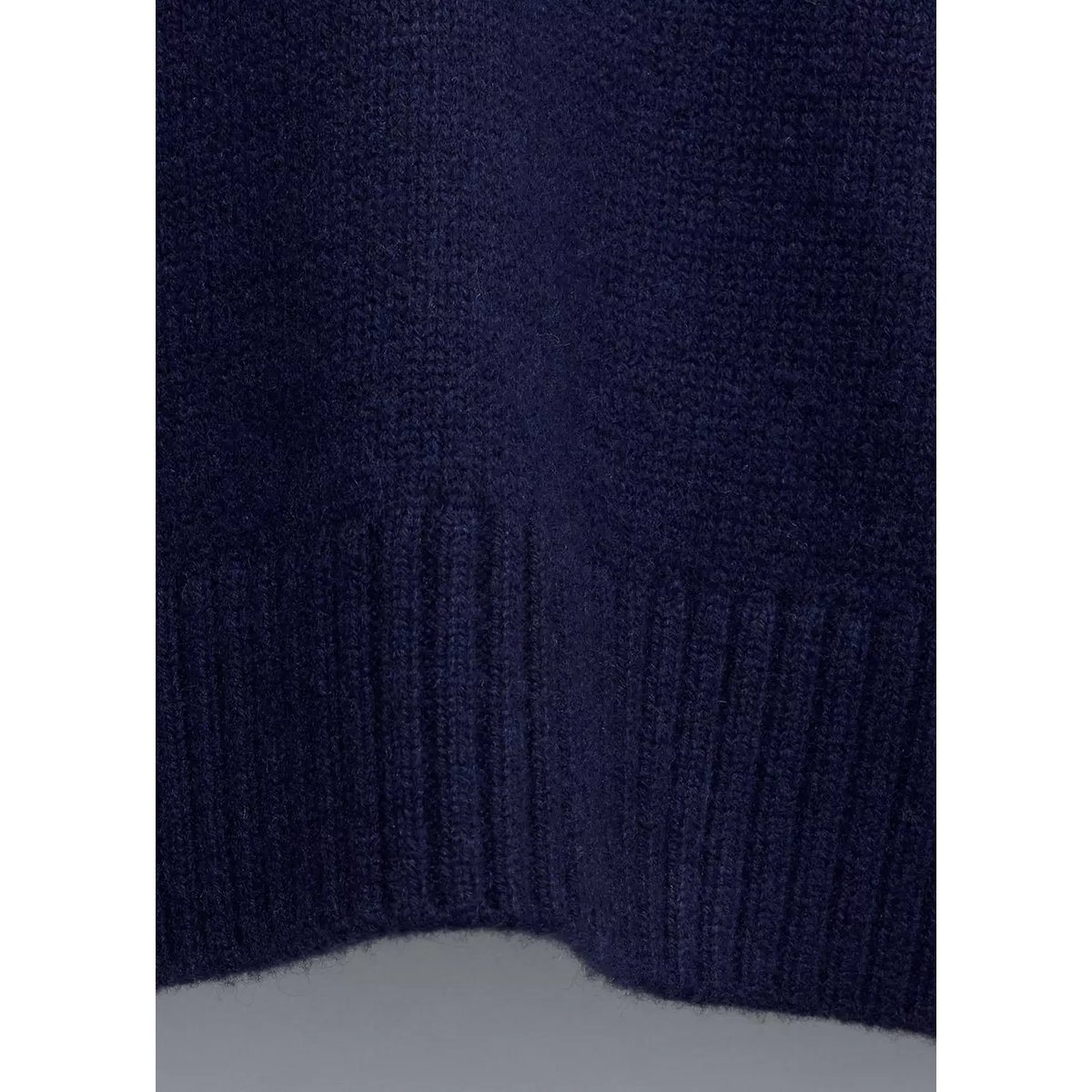 Pull-over laine à bords contrastants bleu marine, MANGO