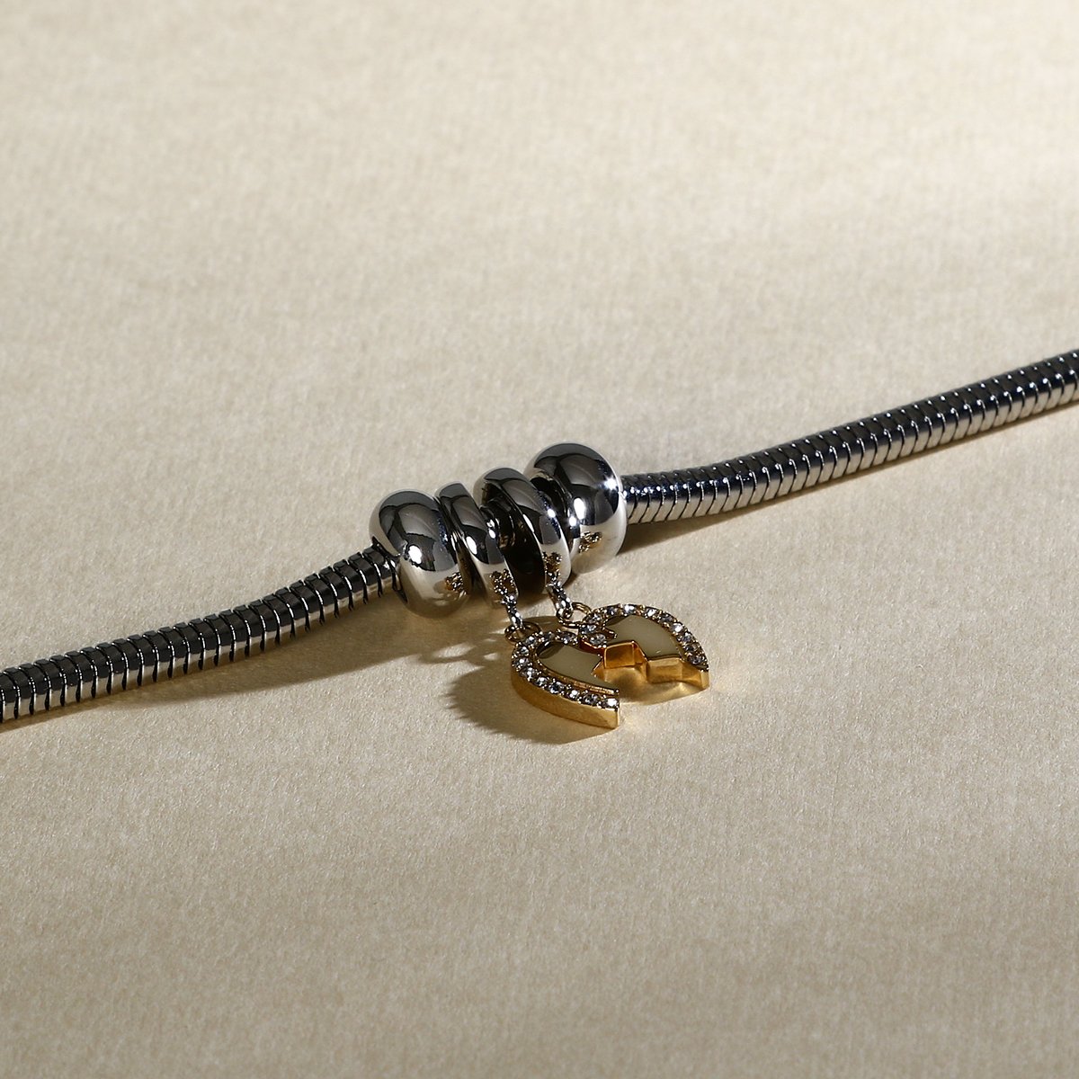 Bracelet DROPS stainless steel,yellow gold, MORELLATO
