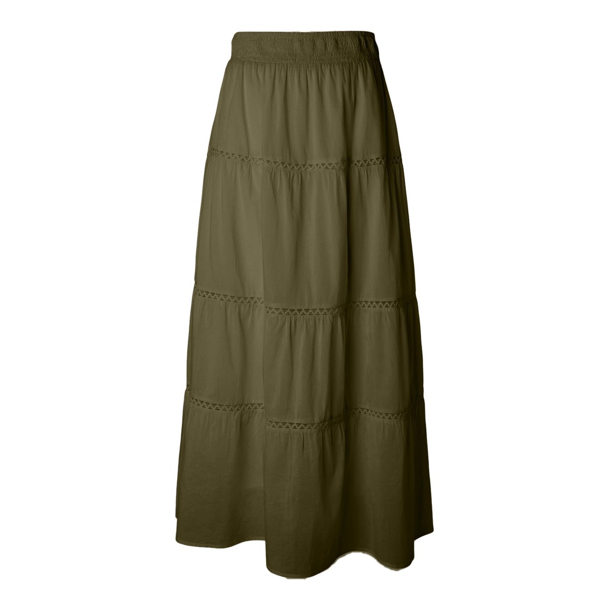 Jupe Longue burnt olive, PIECES