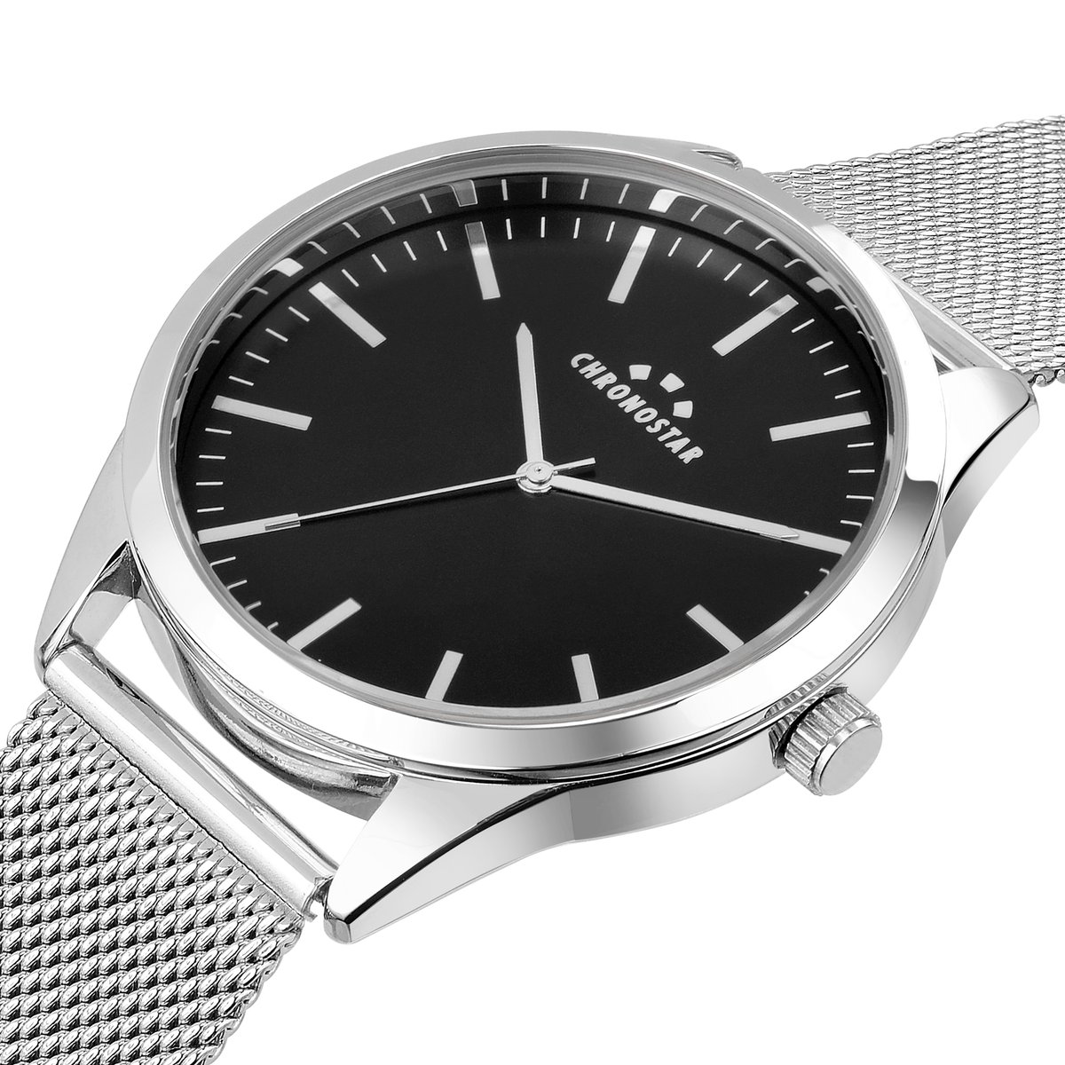 Montre CLASSIQUE noir, CHRONOSTAR