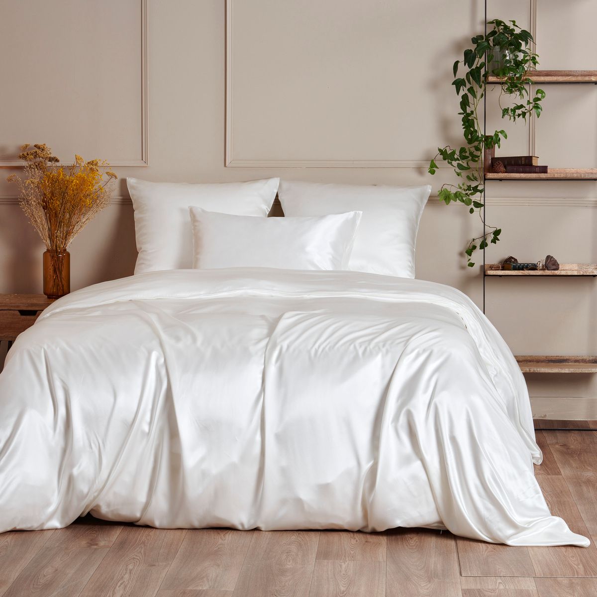 Housse De Couette 100% De Mûrier - SOIE ivoire, TRADITION DES VOSGES
