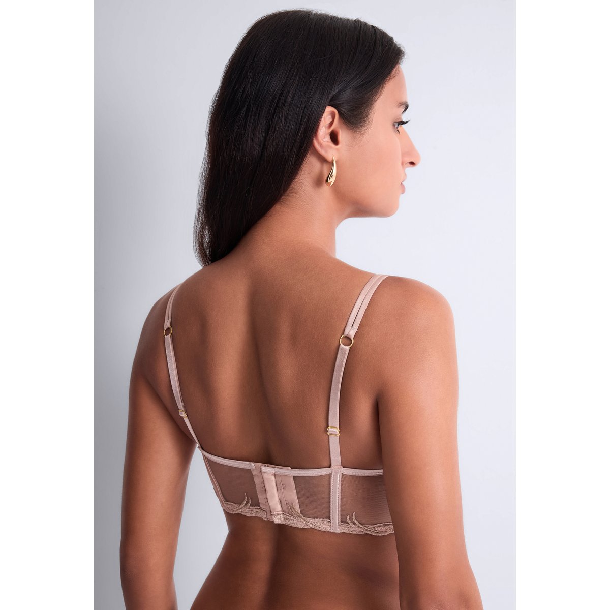 Bustier Cosmic Romance rose, AUBADE