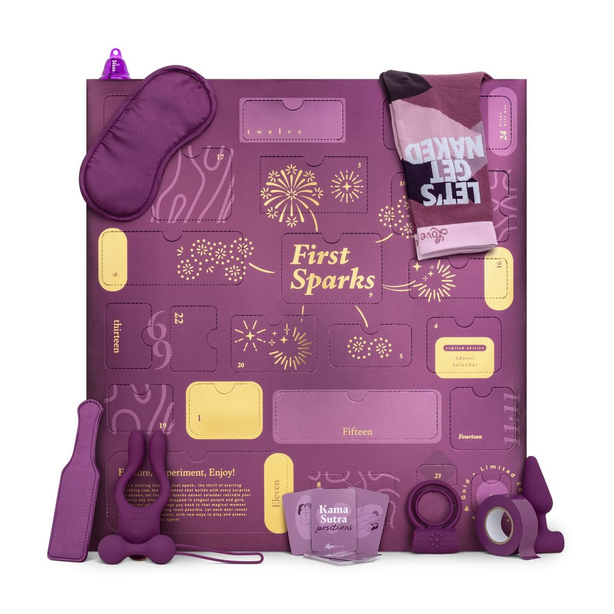 Calendrier de l’Avent 2025 PETIT BUDGET couleur unique, LOVEBOXXX