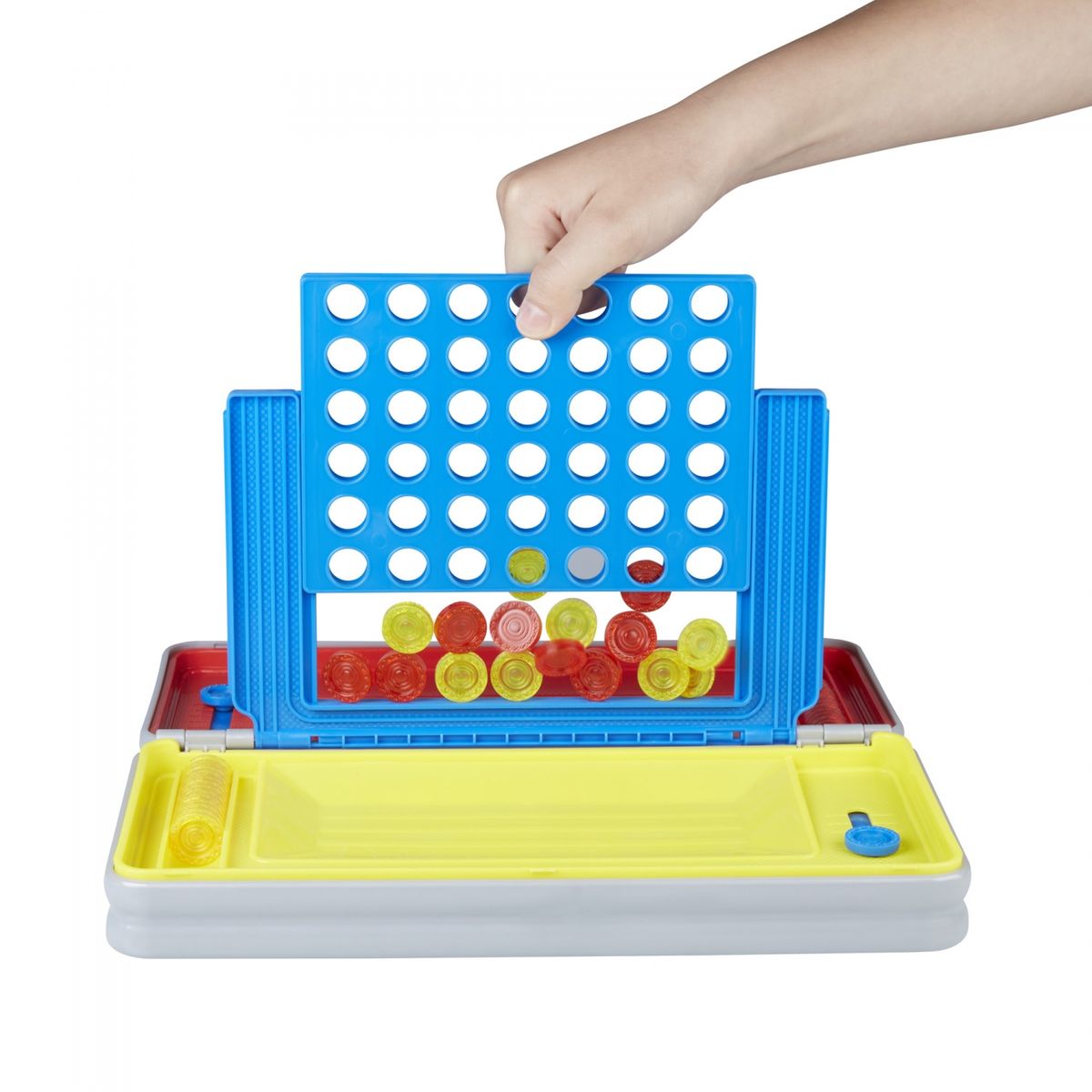 Puissance 4 - Jeu De Societe Road Trip - Jeu De Voyage couleur unique, HASBRO