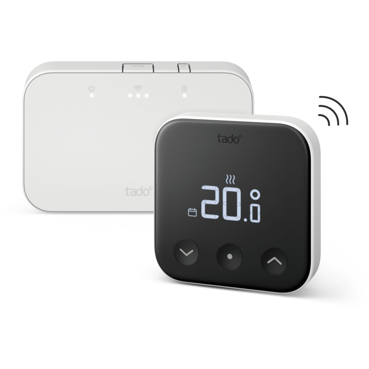 Thermostat connecté Kit de démarrage Xsans fil couleur unique, TADO