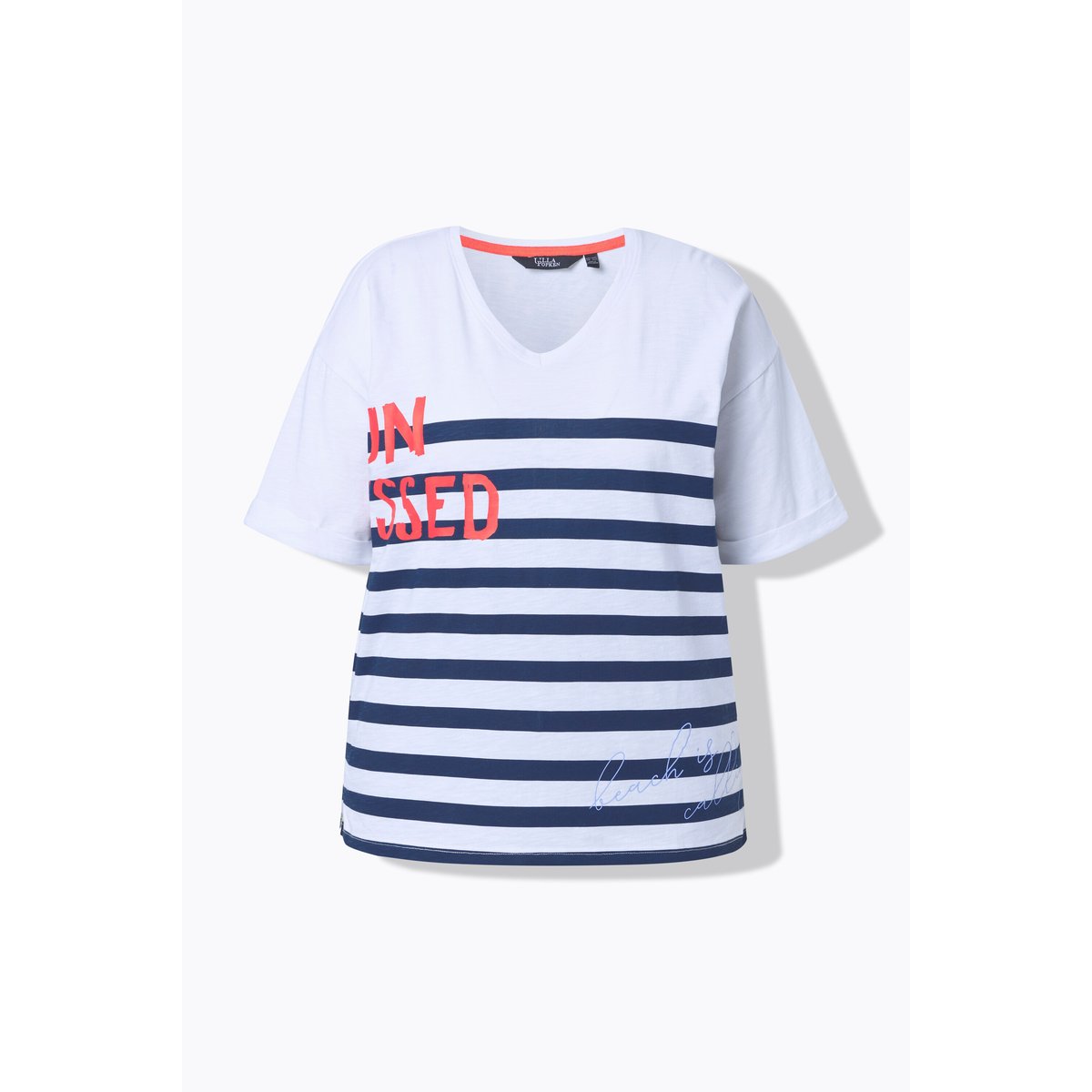 T-shirt oversize, message « Sun Kissed » blanc neige, ULLA POPKEN