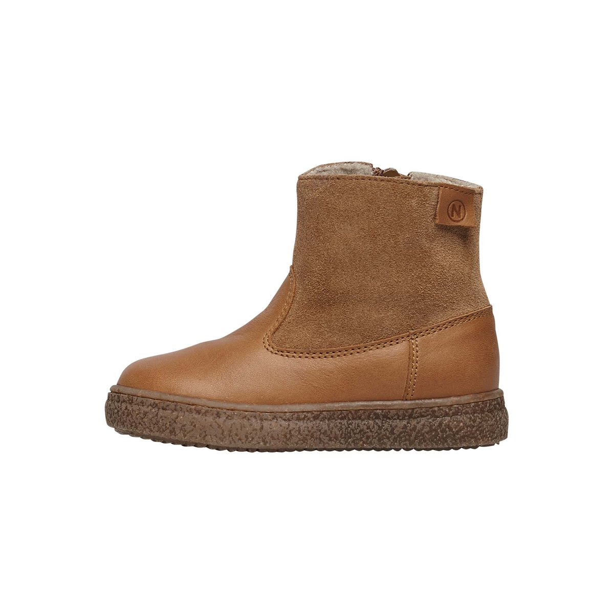 Bottines en cuir et suède ALPINA marine, NATURINO