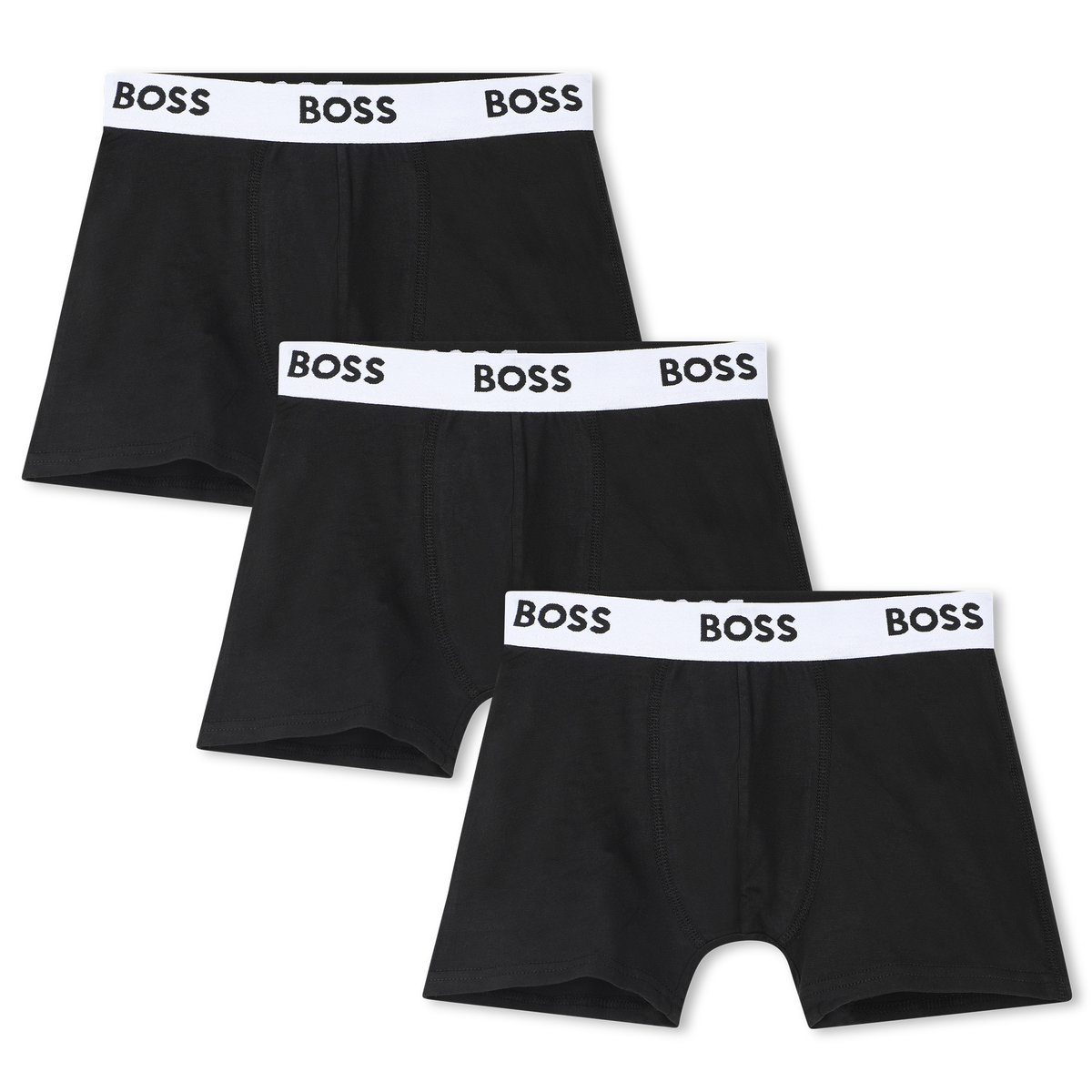 Lot de 3 boxers black, BOSS KIDSWEAR