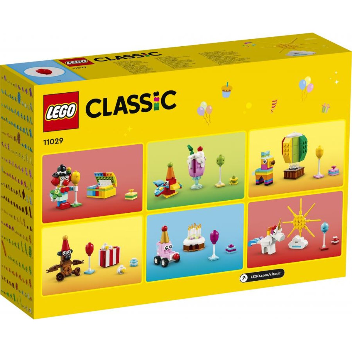 11029Boîte de fête créative multicolore, LEGO
