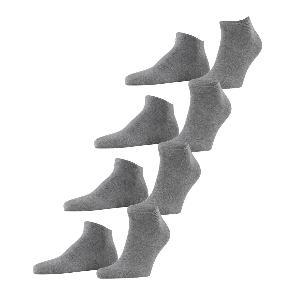 Socquettes Solid 4-Pack Opaque clair mélangé, ESPRIT