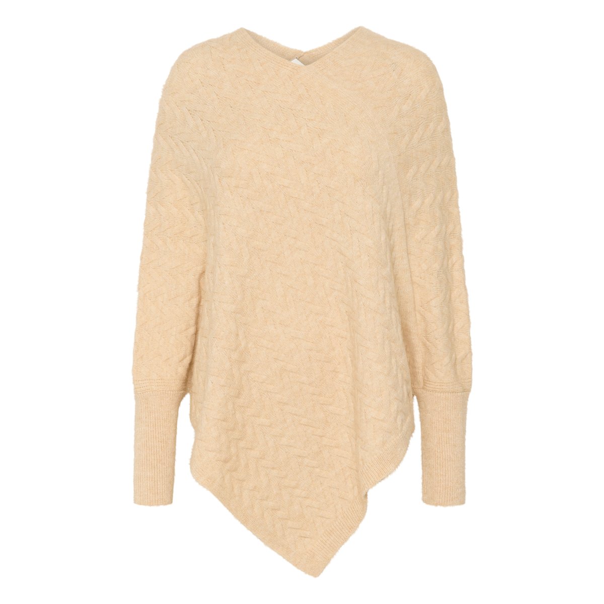 Poncho beige sand dollar, KAFFE