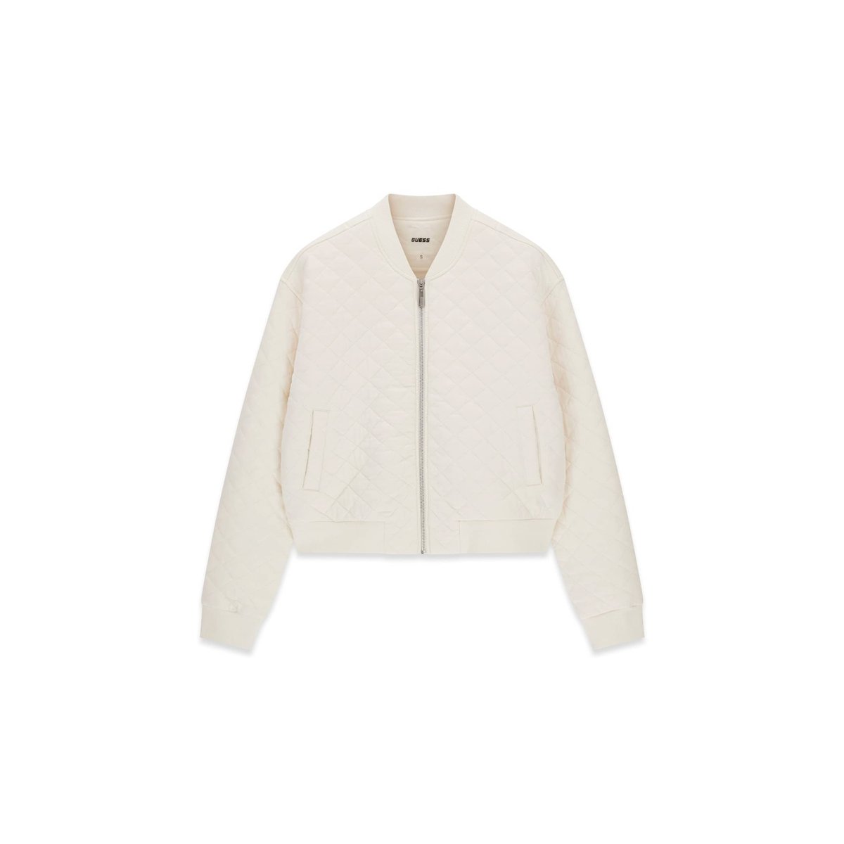 Veste Bomber Matelassée crème, GUESS