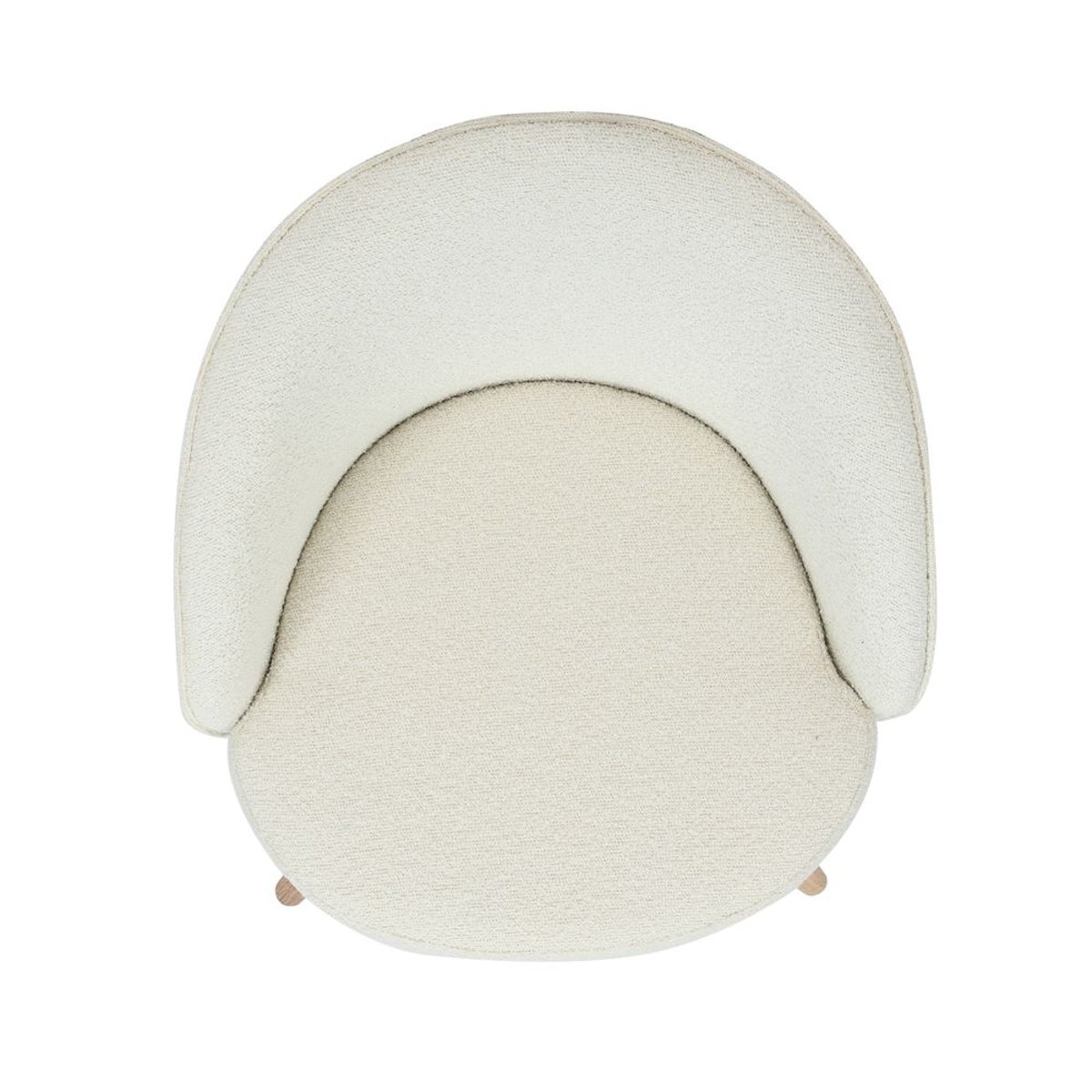 Chaise repas pivotante blanc, ZAGO