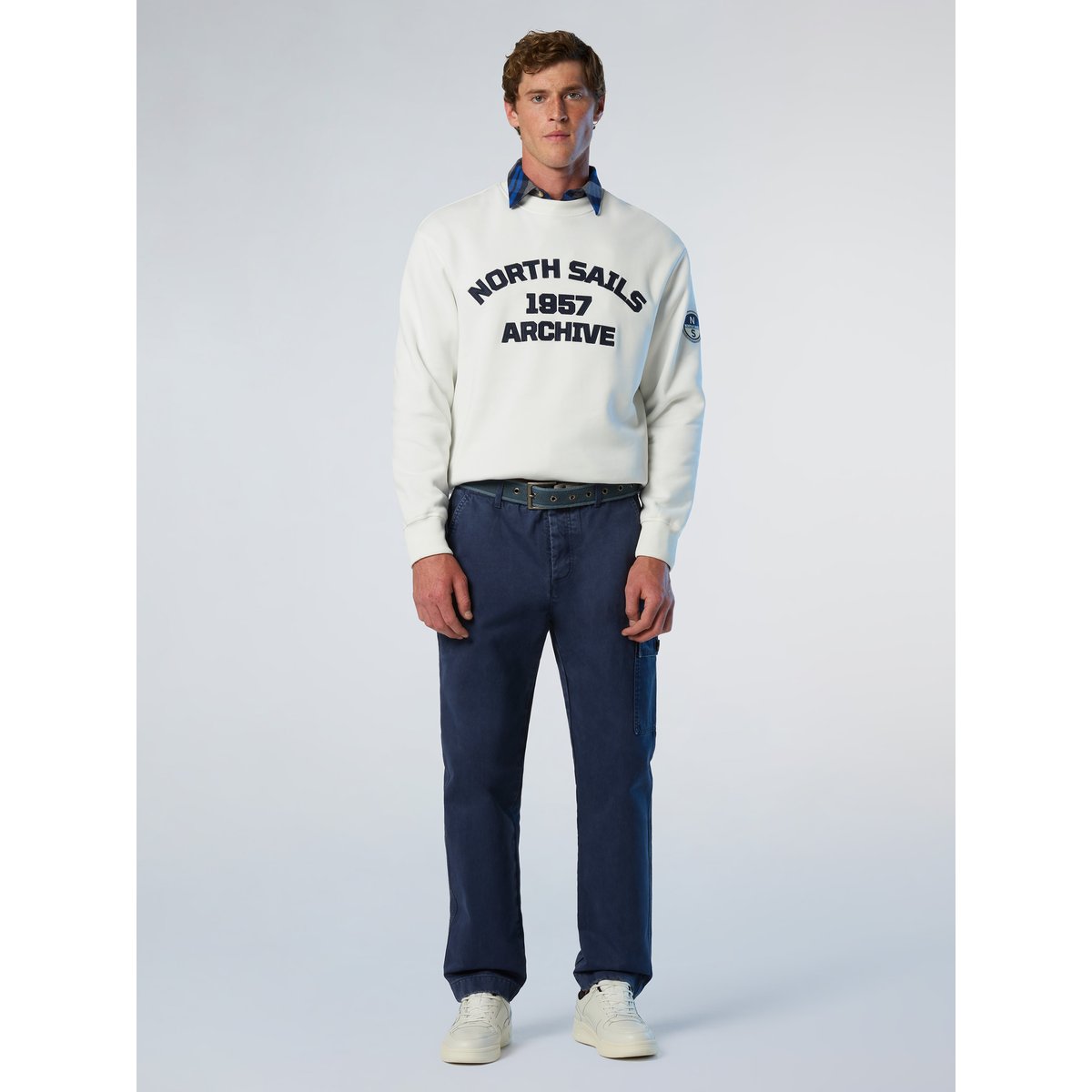 Sweat-shirt style archive crème, NORTH SAILS