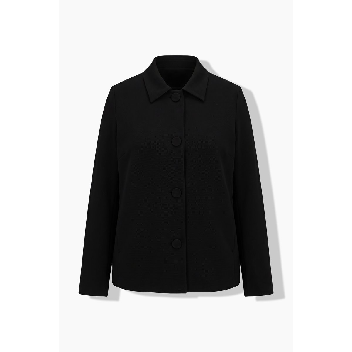 Veste en acétate, coupe évasée noir, ULLA POPKEN