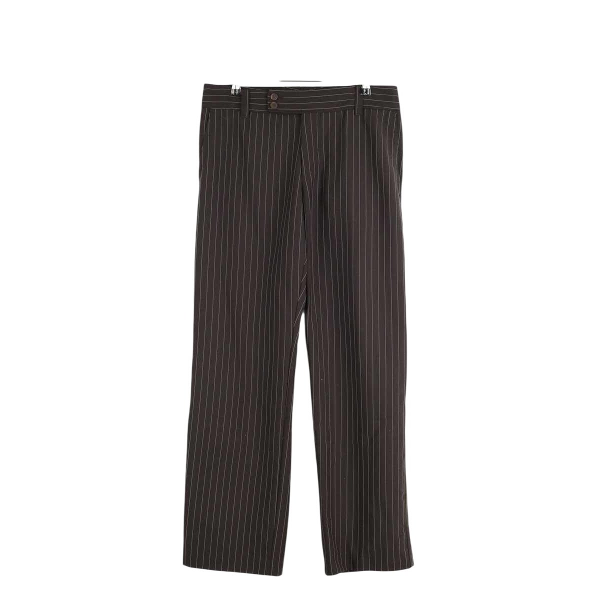 Pantalon droit - Très Bon État marron, HUGO BOSS