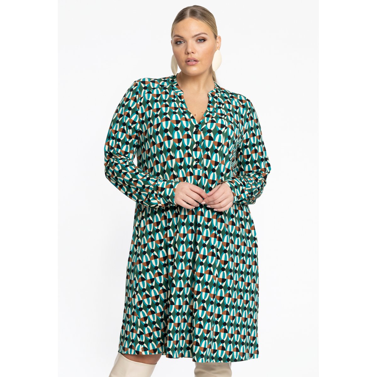 Robe imprimée multicolore, YOEK
