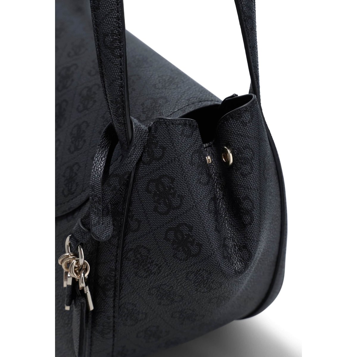 Sac Logo Coleen gris foncé, GUESS