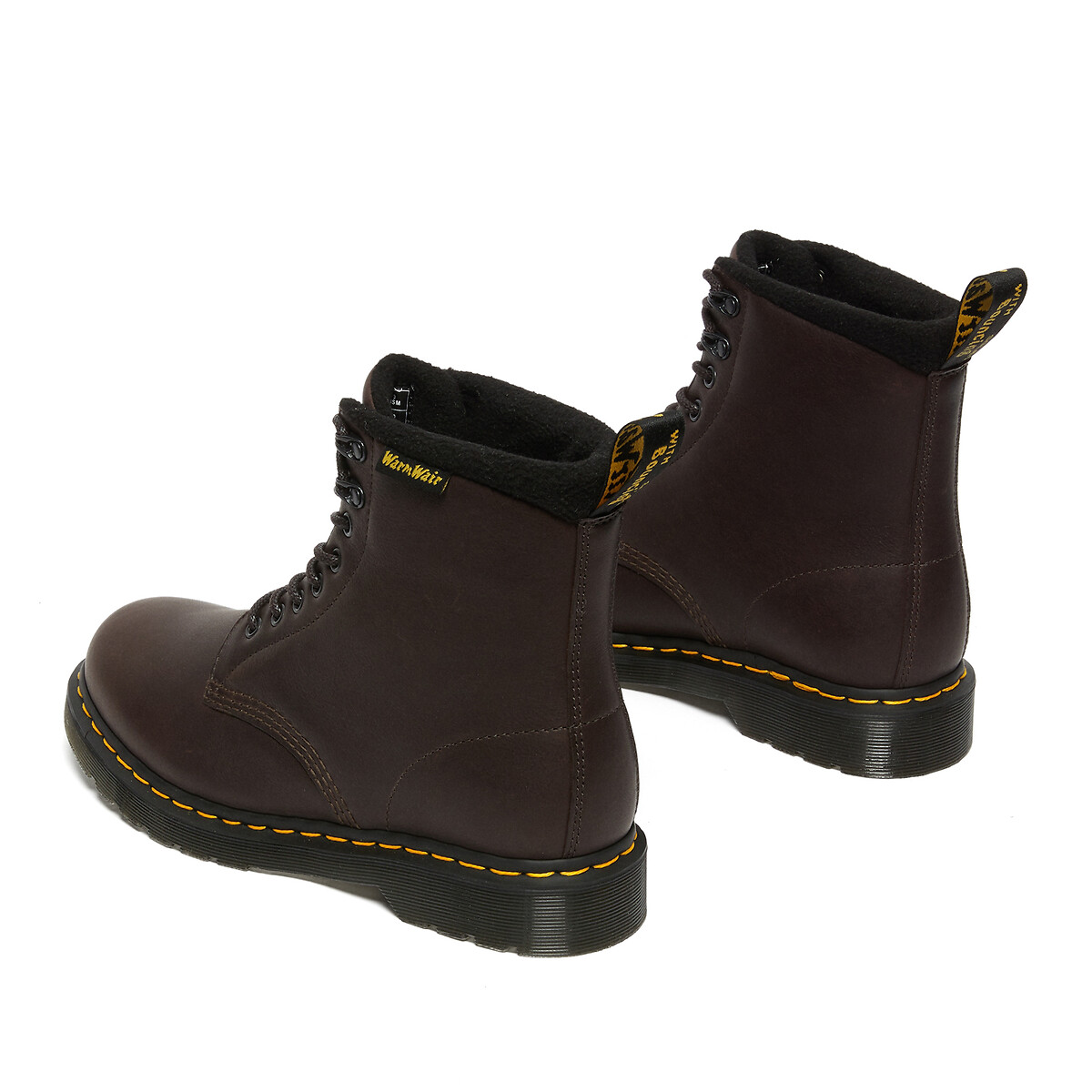 Botas em pele, 1460 Pascal WP castanho escuro, DR. MARTENS