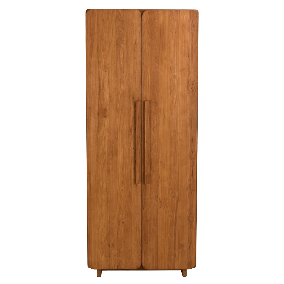 Armoire 2 portes 80x195cm en bois de teck recyclé SWING bois naturel, PIER IMPORT