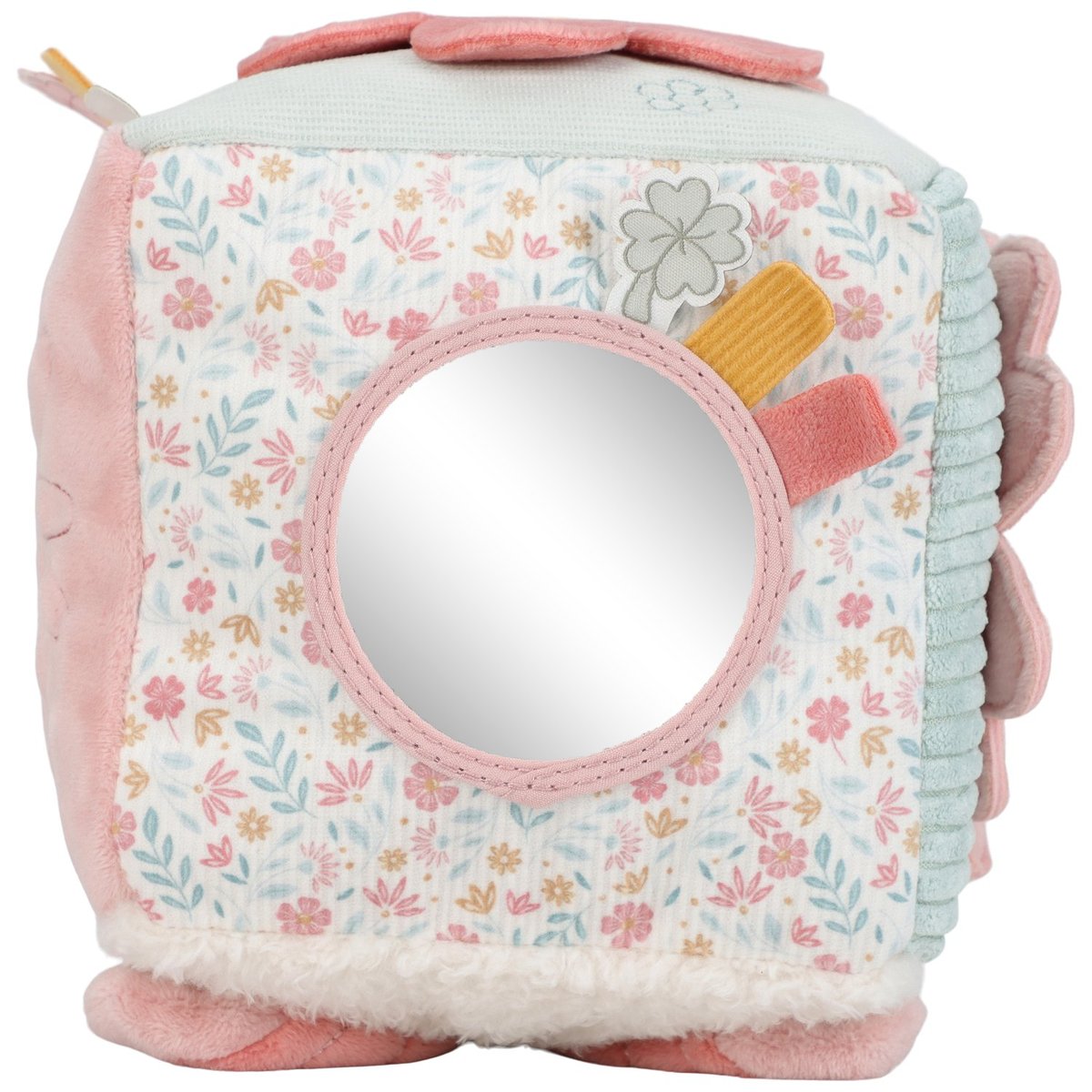 Cube d'activités bleu, rose, gris, beige, LITTLE DUTCH