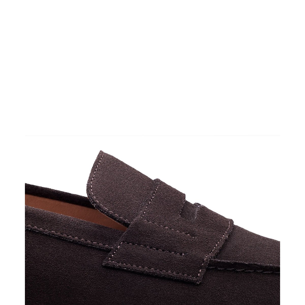 Mocassins daim COLLEGE 1986 marron, FINSBURY