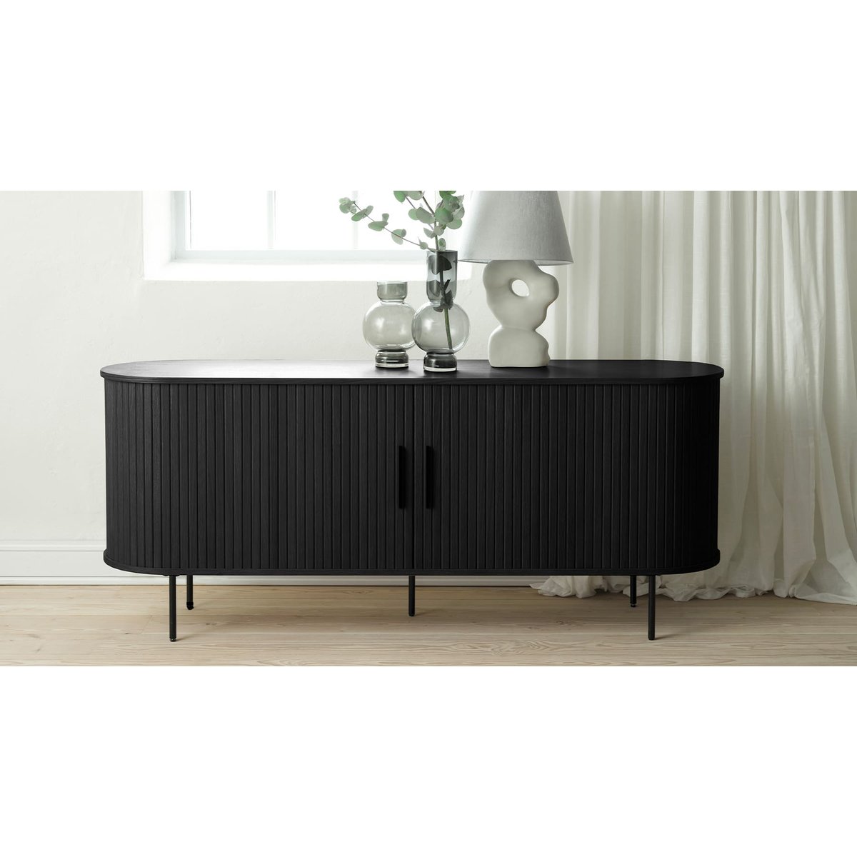 Buffet ALBA noir, MAISON AUBERTIN