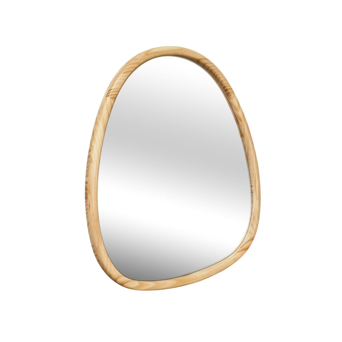 Miroir organique bois de sapin 55cm CHARLIE naturel, SWEEEK