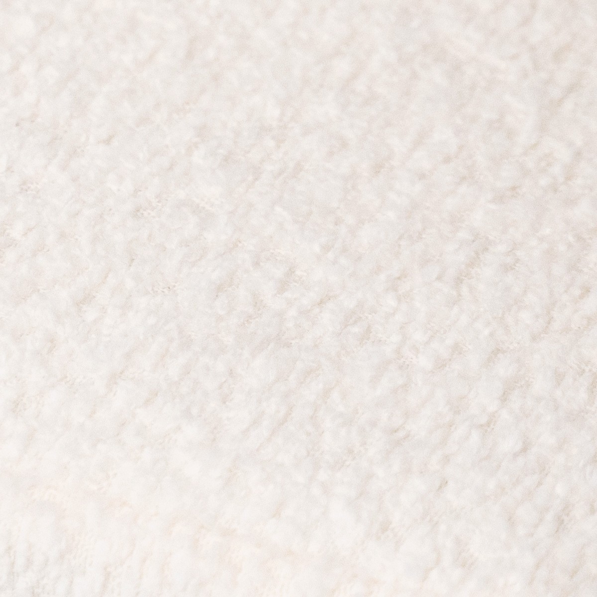 Lot de 2 chaises en tissu bouclé et métal chromé - DULCE ecru, HOMIFAB