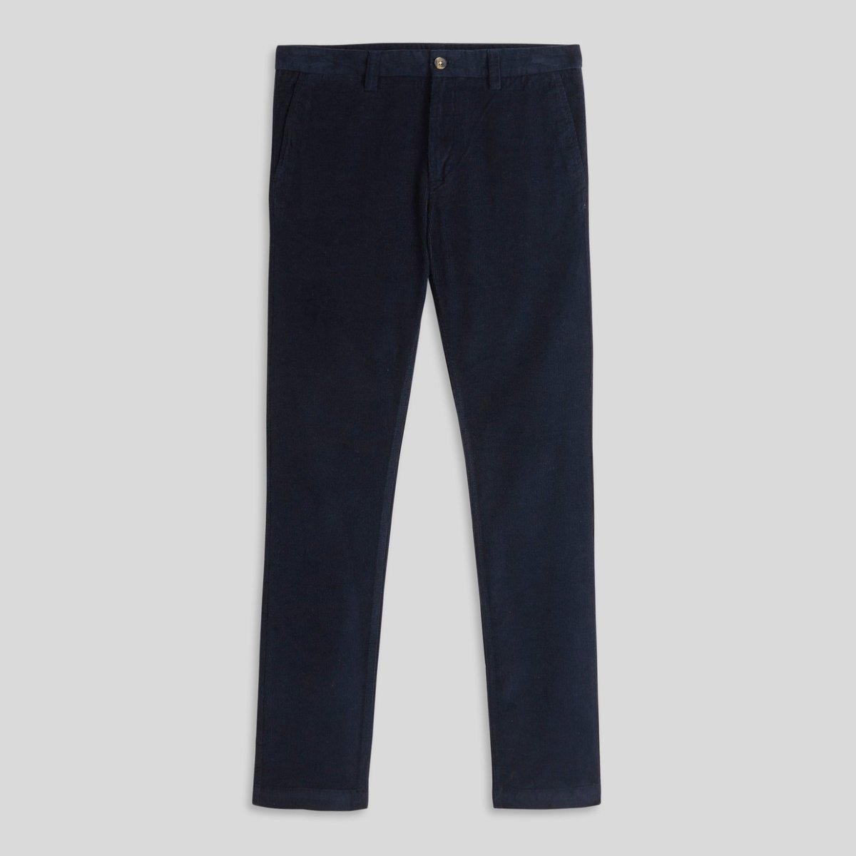 Pantalon velours en coton BIO GOTS marine, MONOPRIX