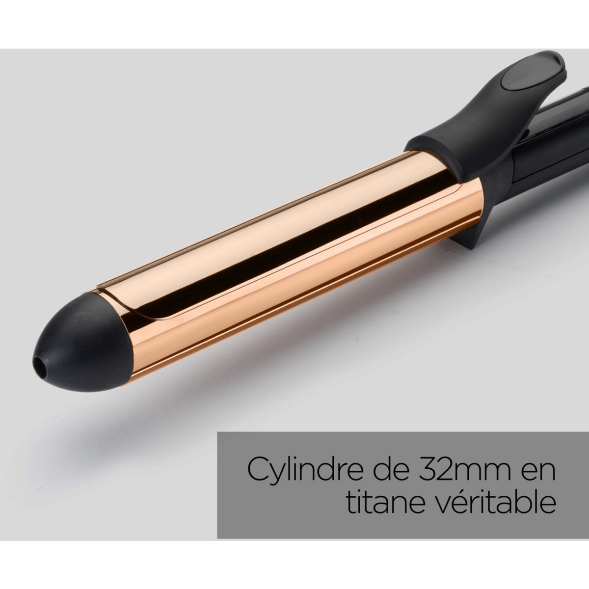 Fer à boucler C459E Salon Brilliance Curls couleur unique, BABYLISS