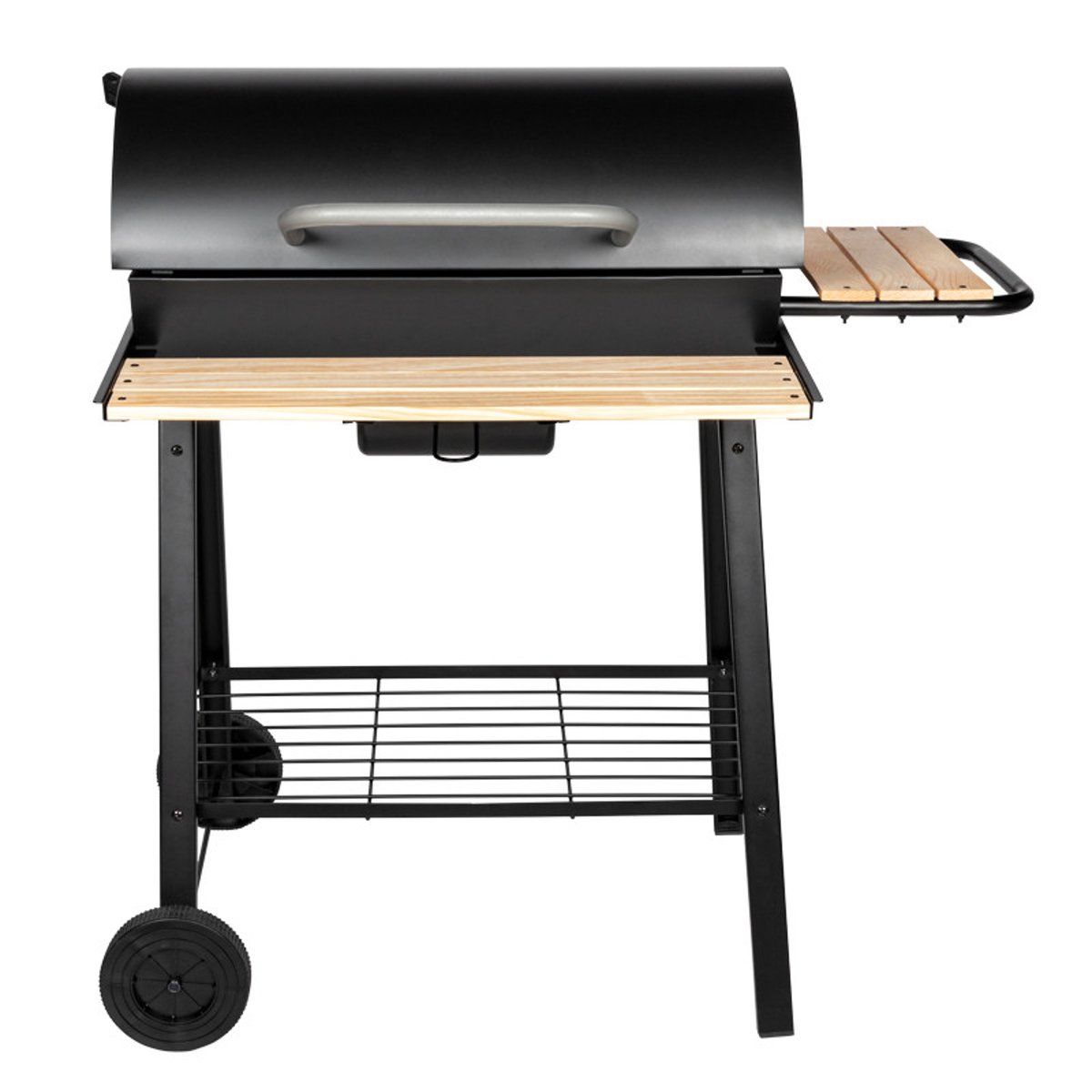 Barbecue à charbon avec couvercle noir, SOMAGIC