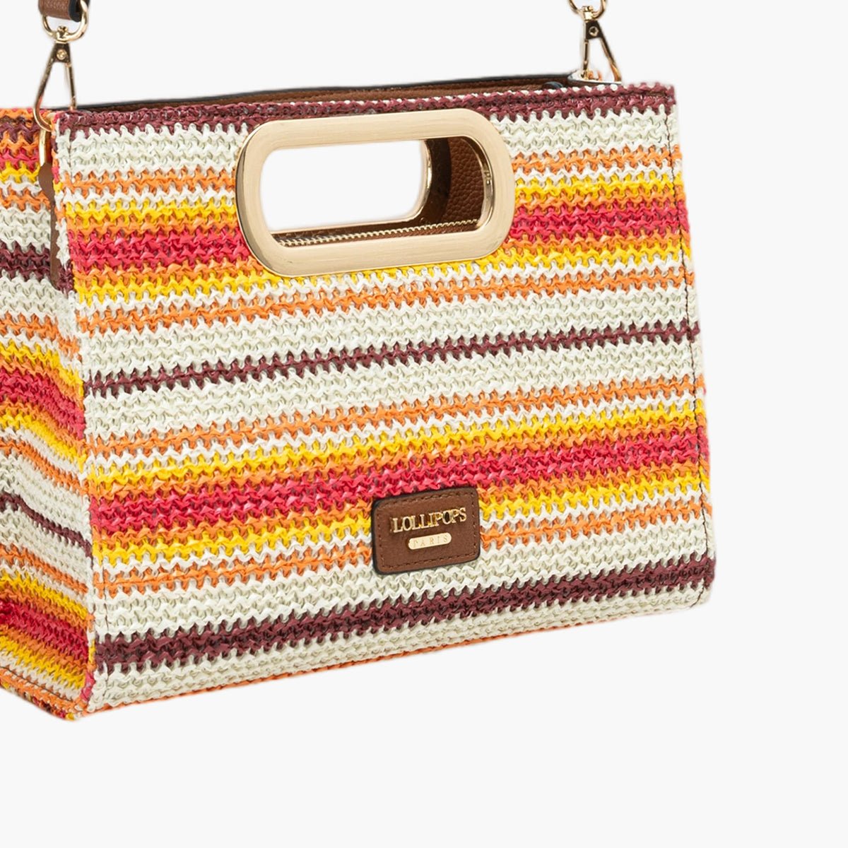 Petit sac shopper Sartene orange, LOLLIPOPS