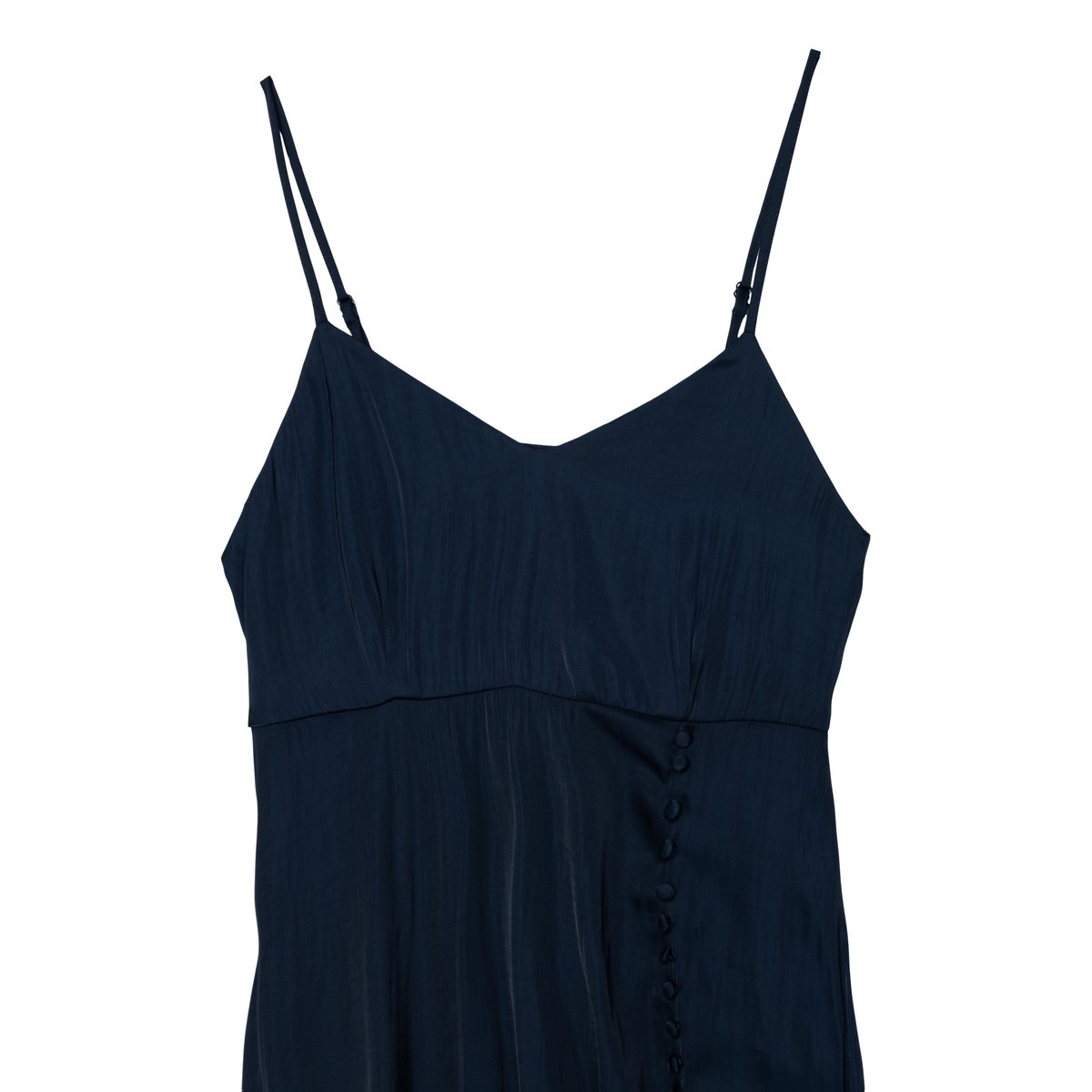 Robe longue fines bretelles bleu marine, IKKS