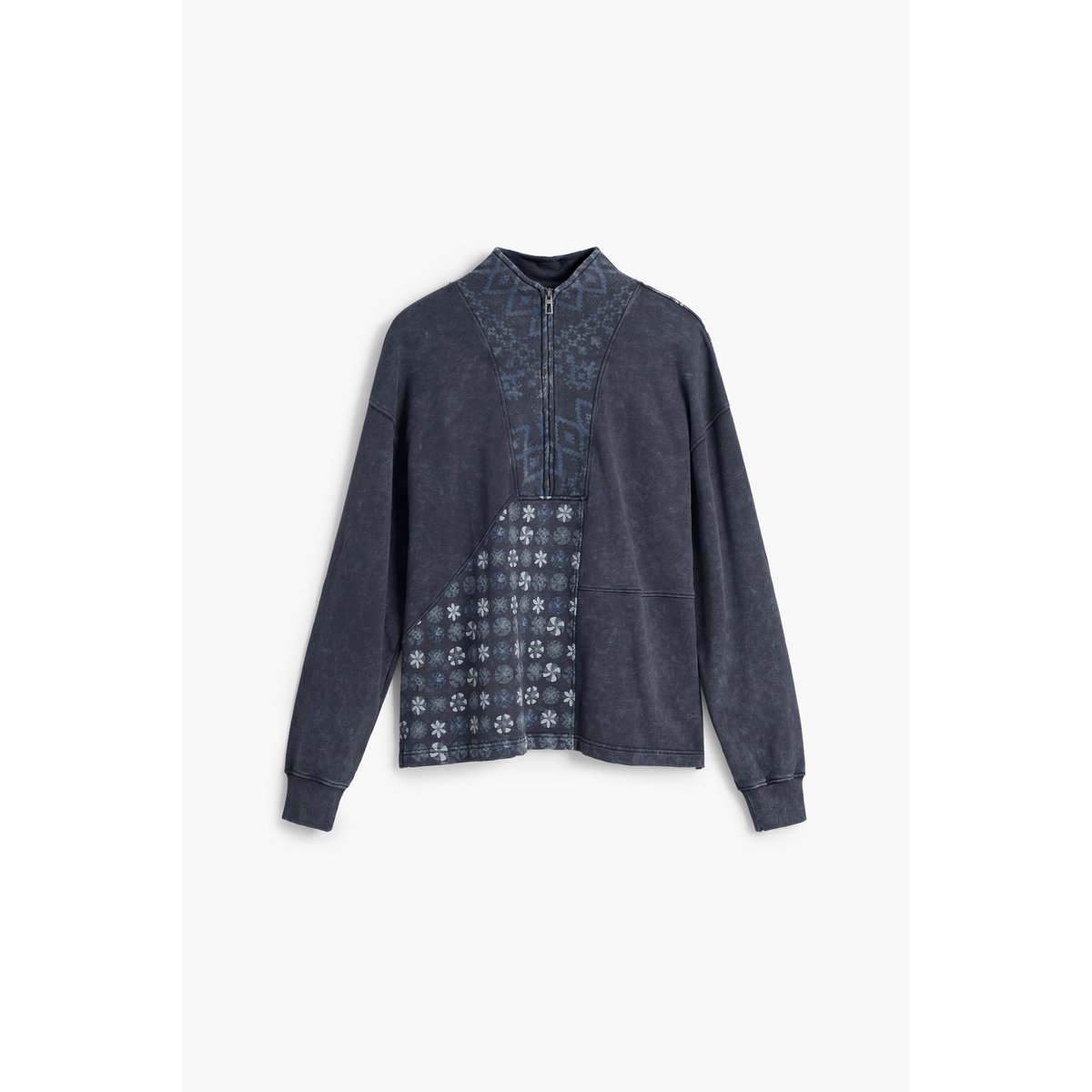 sweat-shirt en coton avec logo noir, DESIGUAL