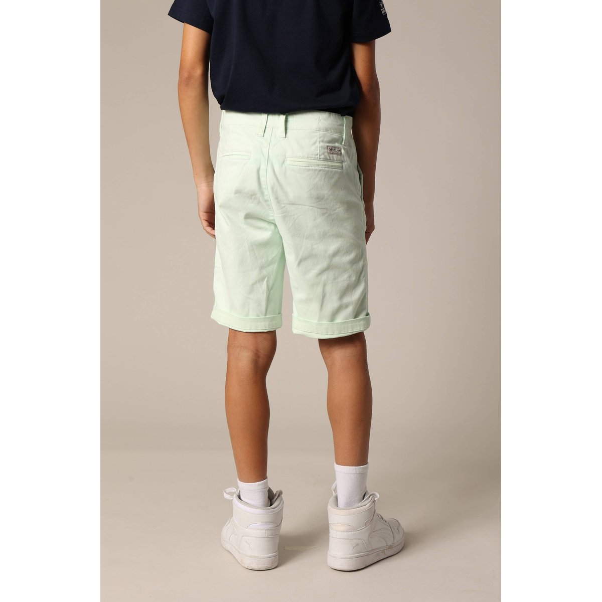 Bermuda en micro twill VARTY lagoon, DEELUXE