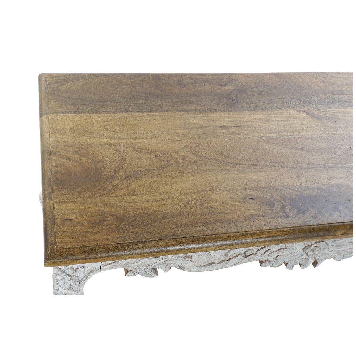Table Basse en Bois de Mangue Sculpté - 120x61x49cm bois, WADIGA