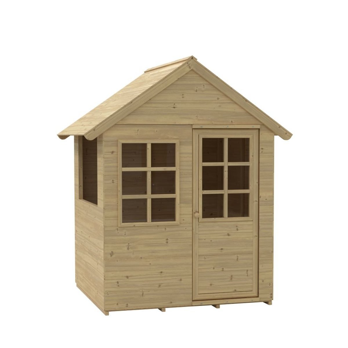 Maisonnette cabane enfant ROMARIN marron, TP TOYS