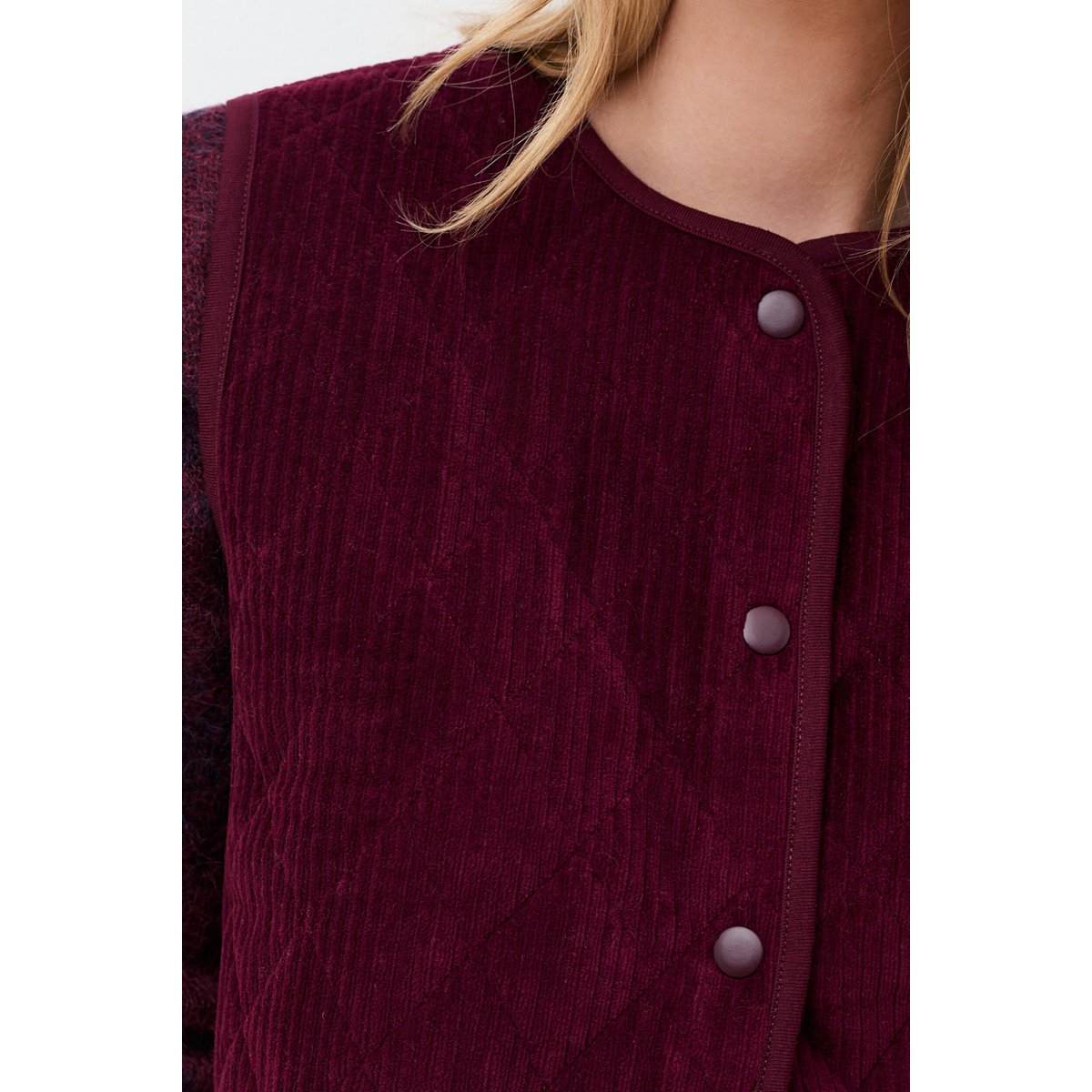 Gilet sans manches TMARCO bordeaux, CAROLL