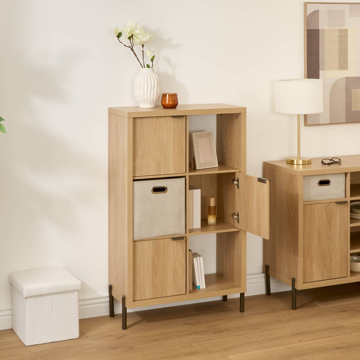 Étagère rectangulaire ALVO beige, 5FIVE SIMPLY SMART