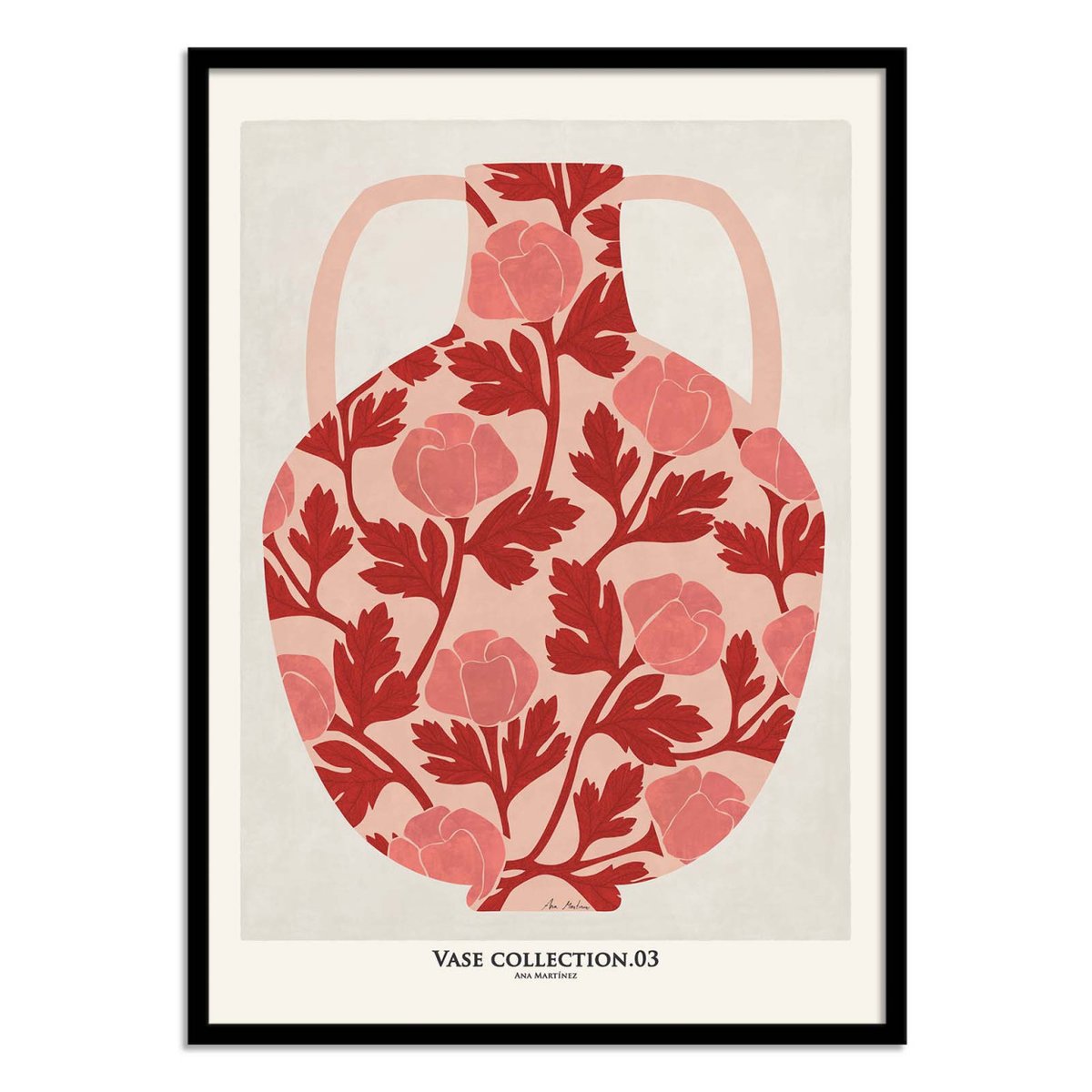 Affiche d'art - Vase collection V3 - El Buen Limon couleur unique, WALL EDITIONS